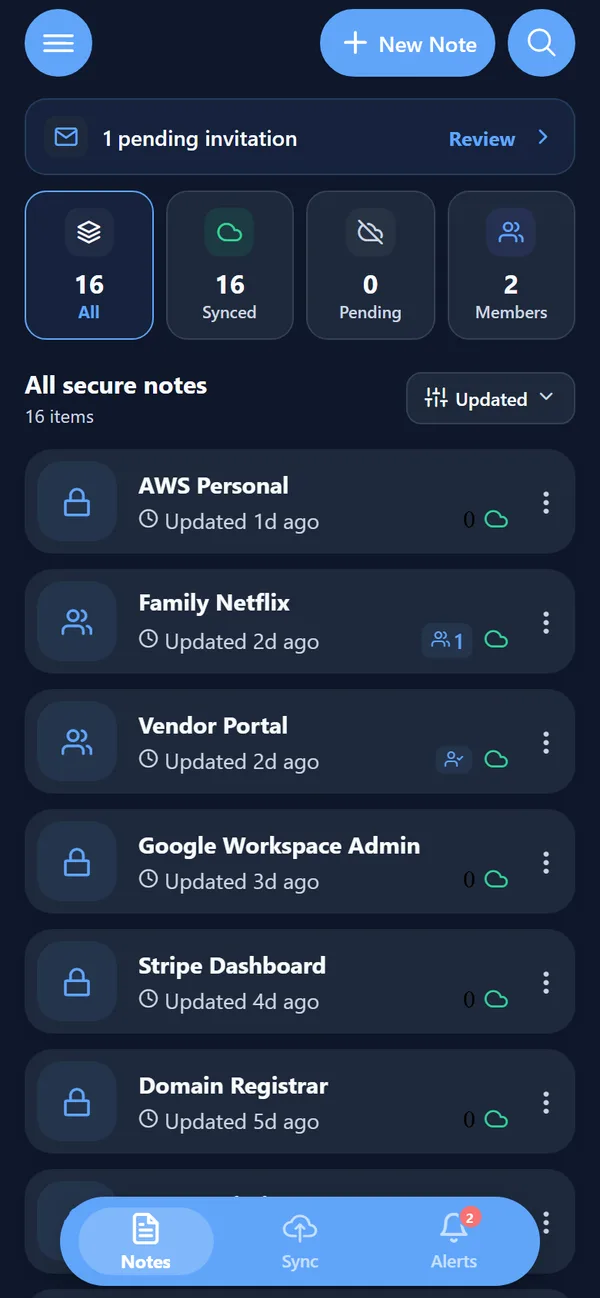 Zealerio Notes: All your notes